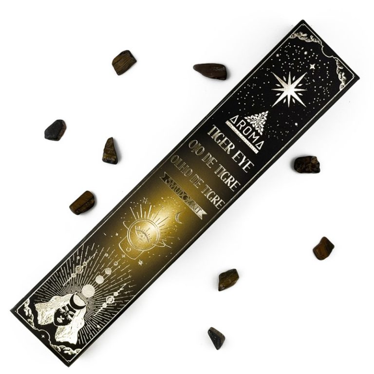 incienso sahumerio ojo de tigre aroma crystal scents